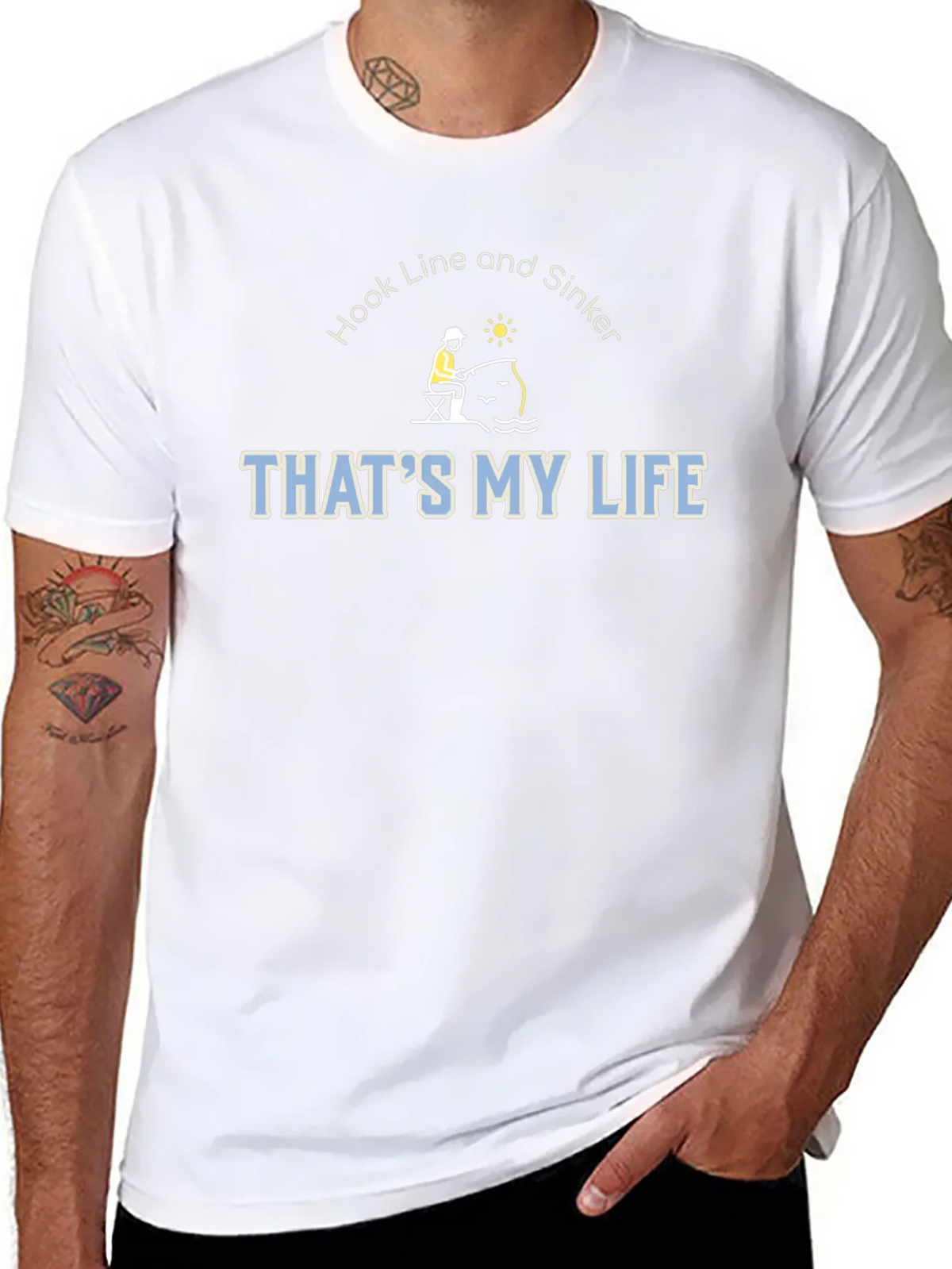 Hook Line & Sinker Thats My Life Fishing T-Shirt