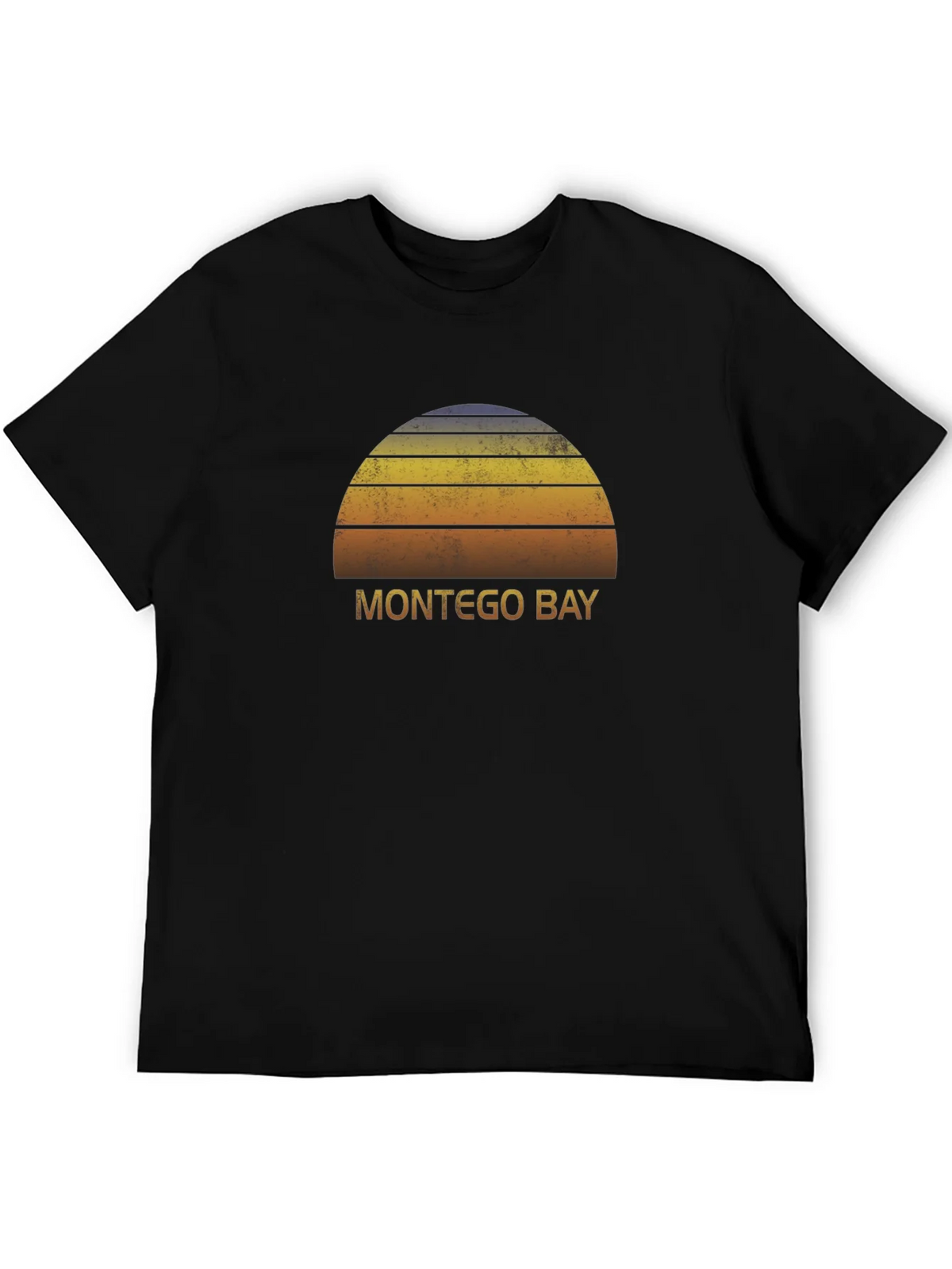 Montego Bay Retro Sunset Graphic T-Shirt