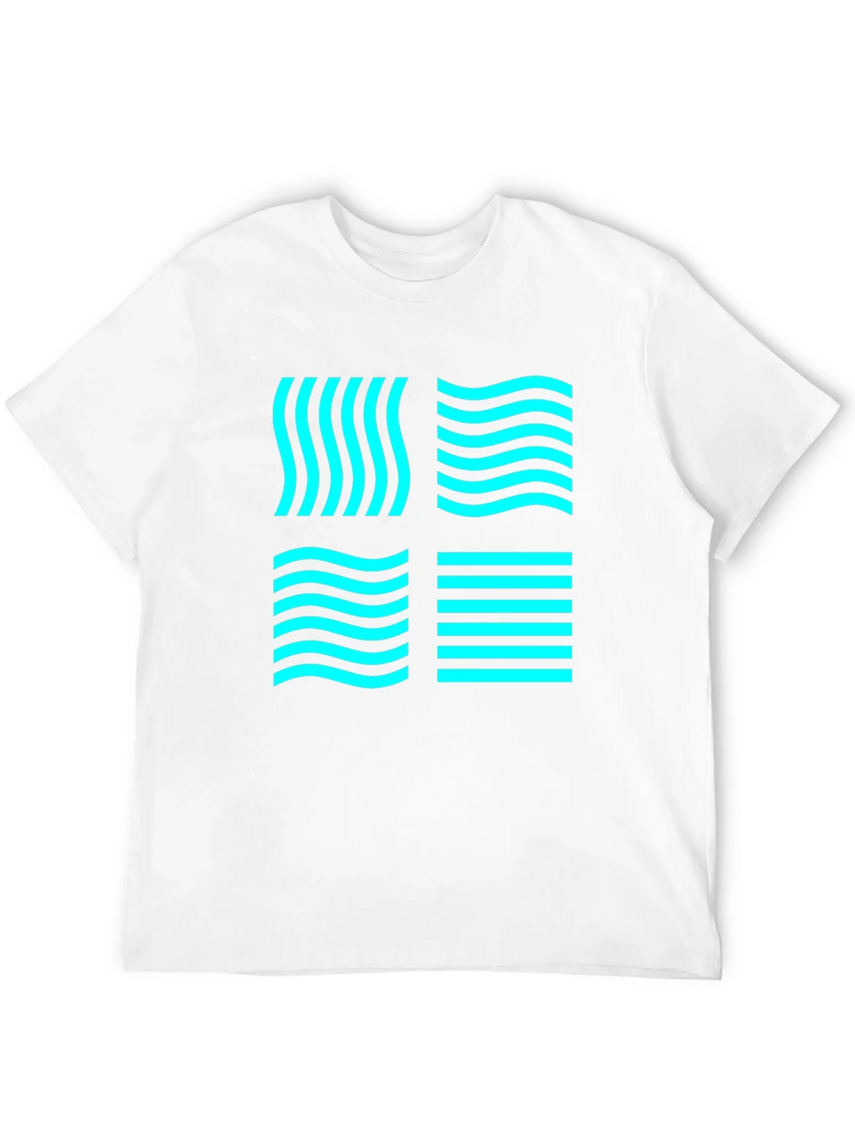 Aqua Grid Tee - Element Graphic Black T-Shirt