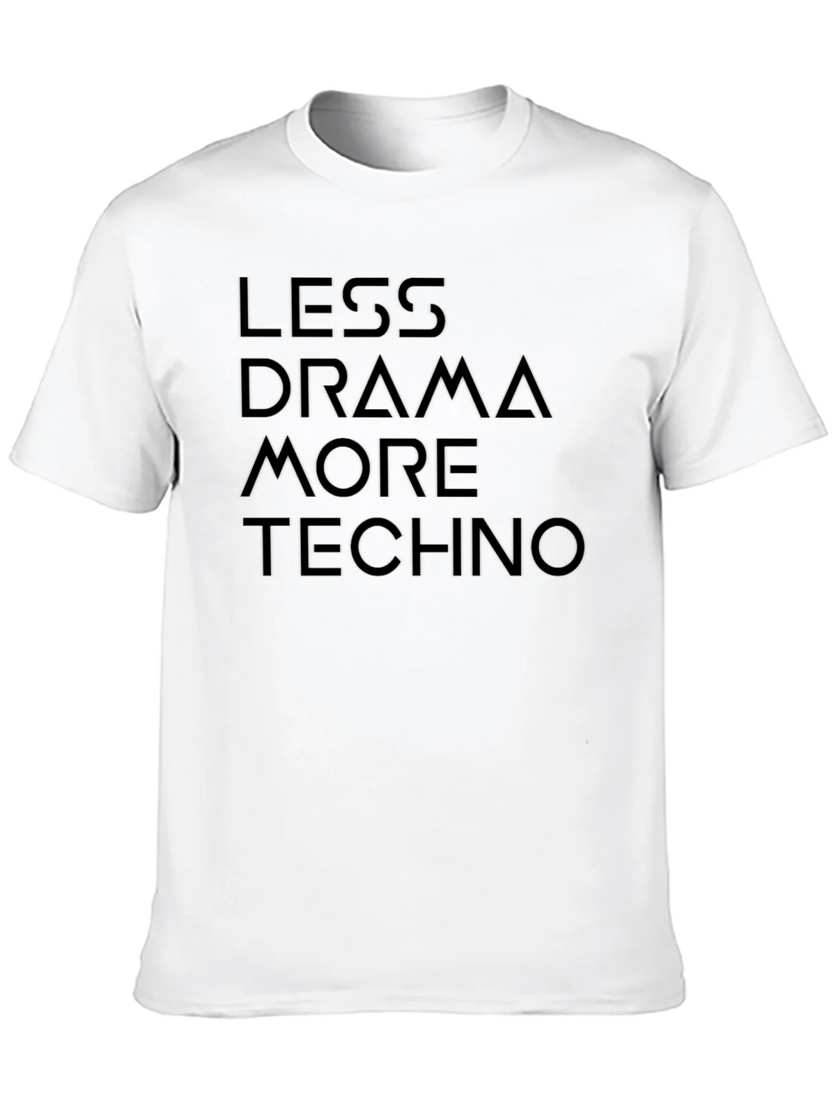 Less Drama More Techno Graphic Tee
