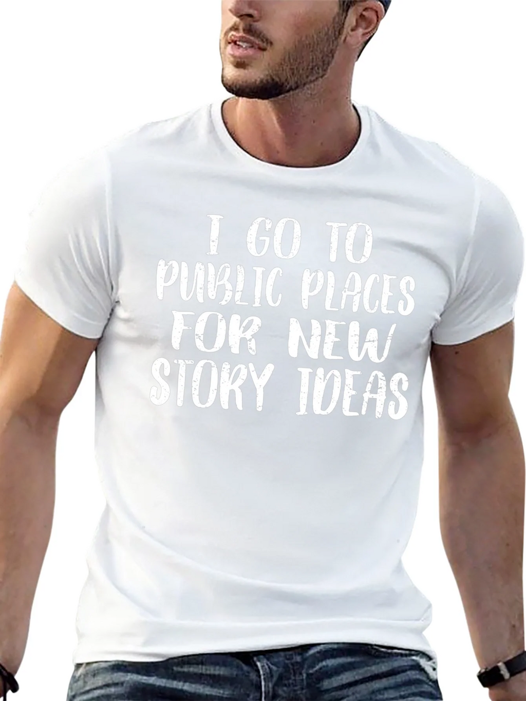 Story Ideas T-Shirt - Public Places Inspiration Tee
