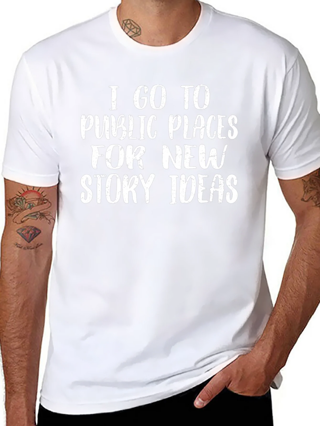 Story Ideas T-Shirt - Public Places Inspiration Tee