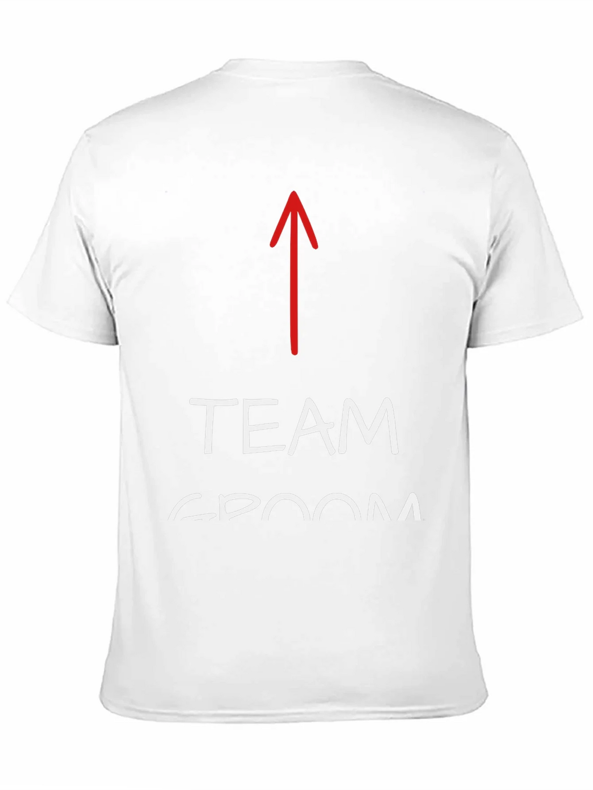 Team Groom T-Shirt - Up Arrow Design