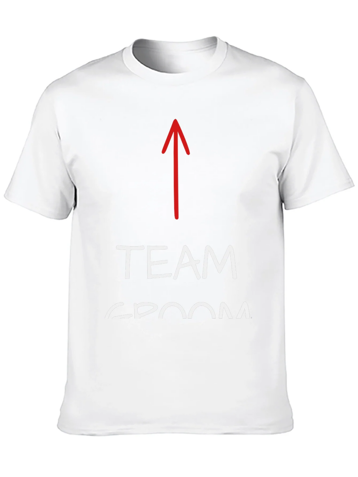 Team Groom T-Shirt - Up Arrow Design