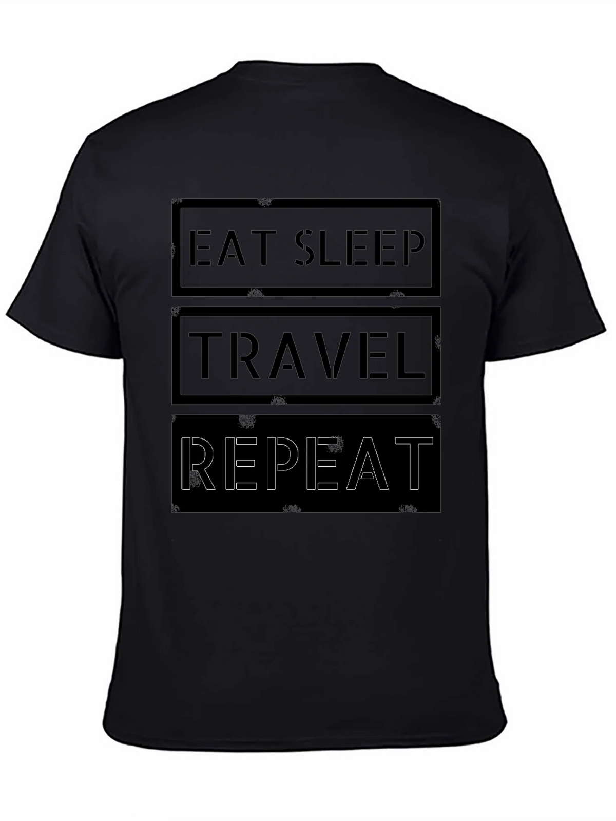Eat Sleep Travel Repeat Graphic Tee