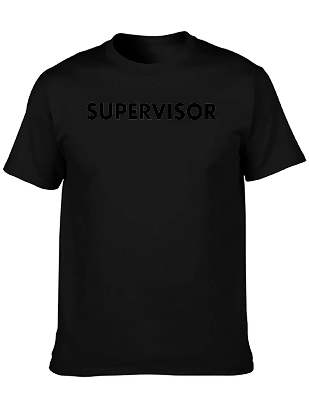 Supervisor Black T-Shirt