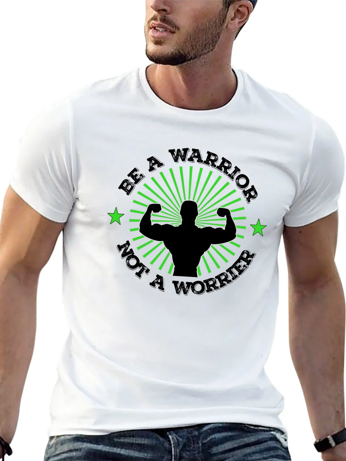 Be A Warrior T-Shirt: Motivational Gym Shirt