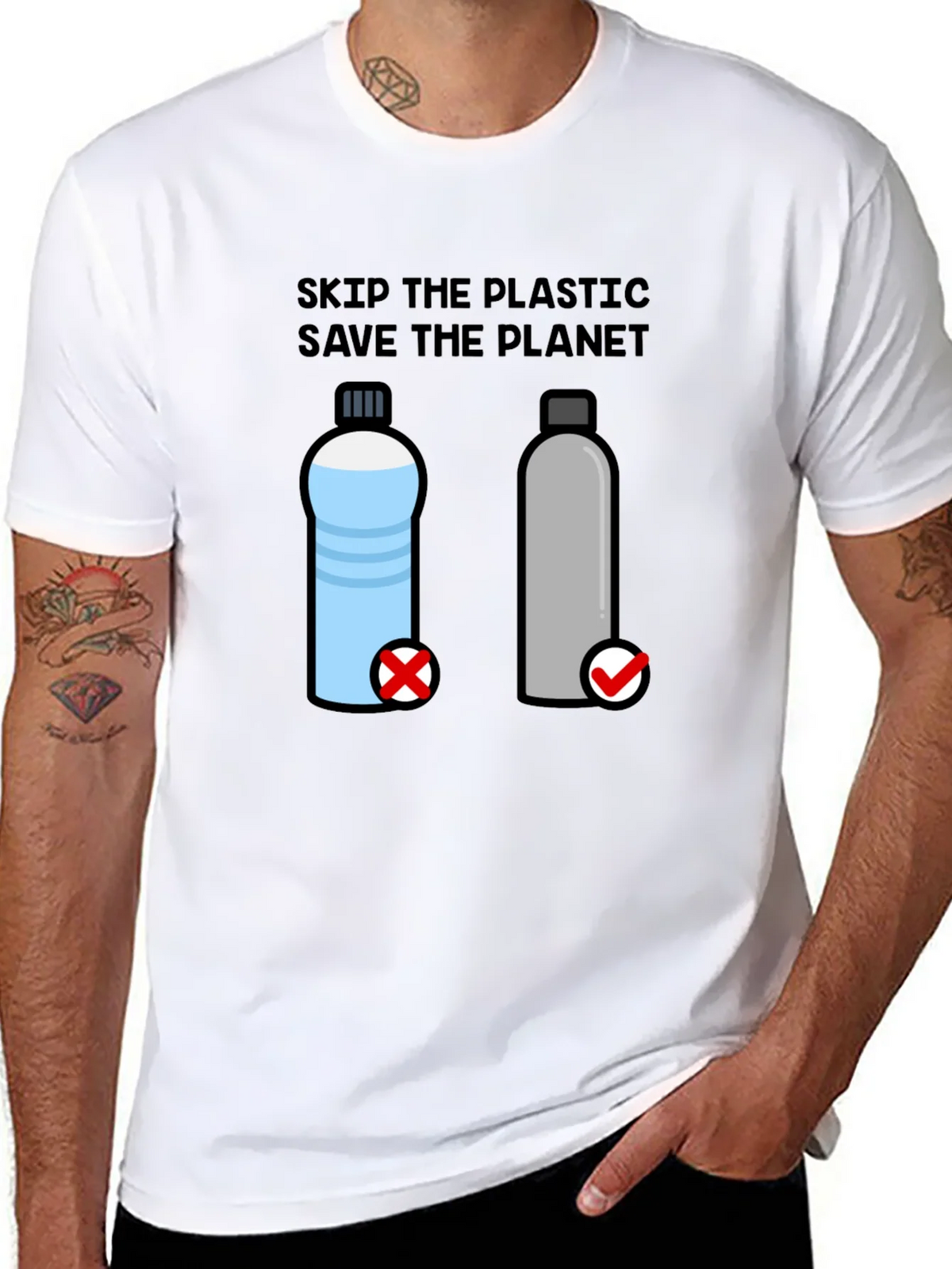 Skip the Plastic Save the Planet Graphic Tee