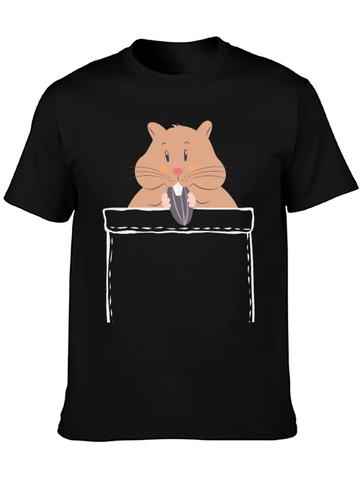 Hamster Pocket Graphic T-Shirt