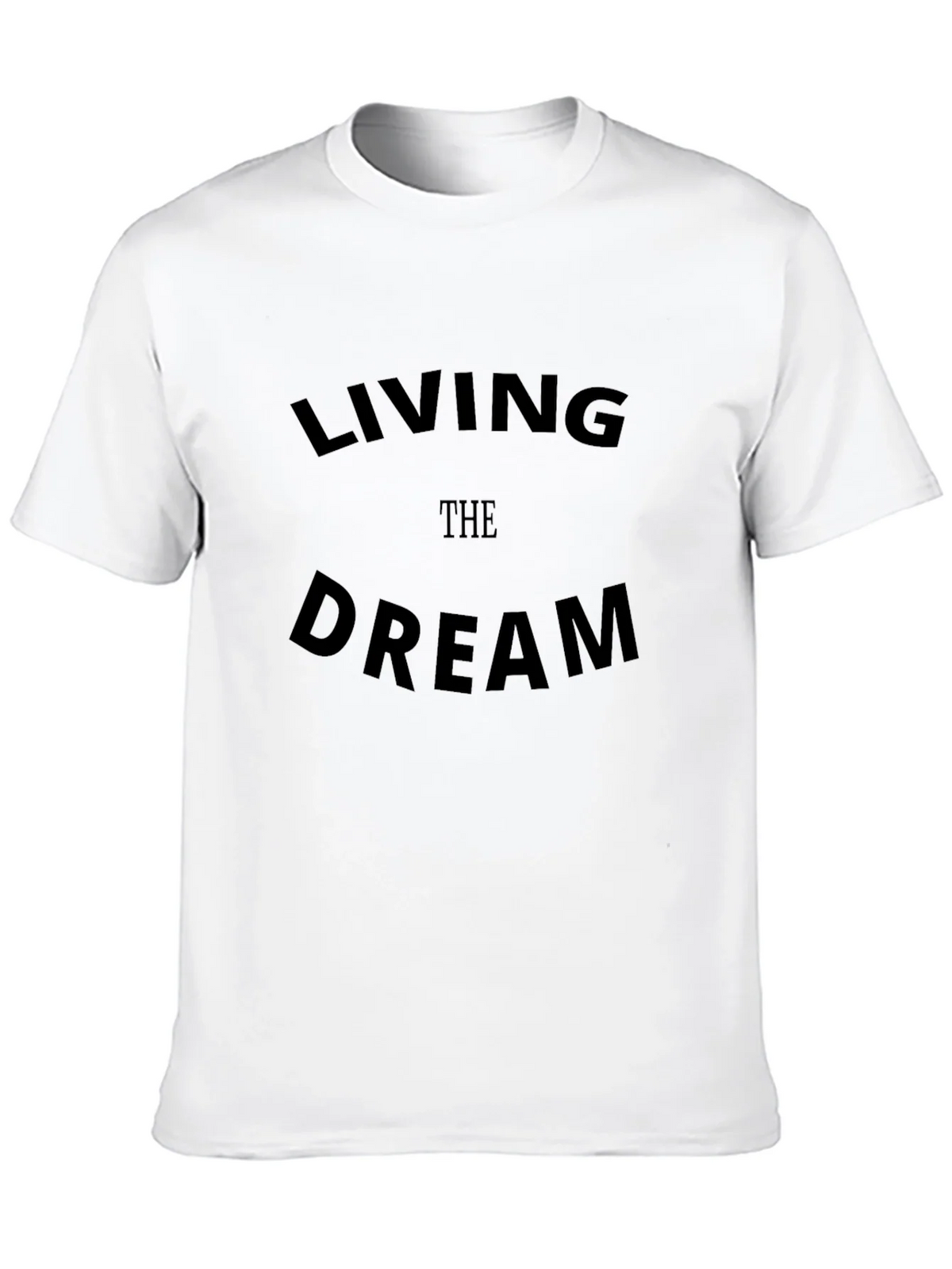 Living the Dream Black Graphic Tee
