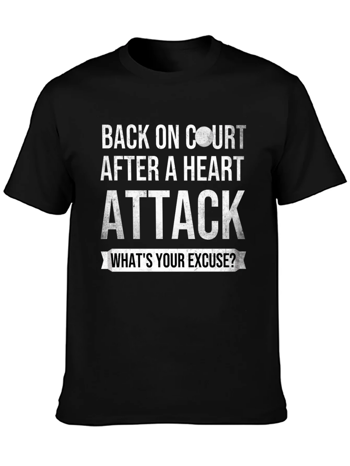 Back on Court Heart Attack T-Shirt