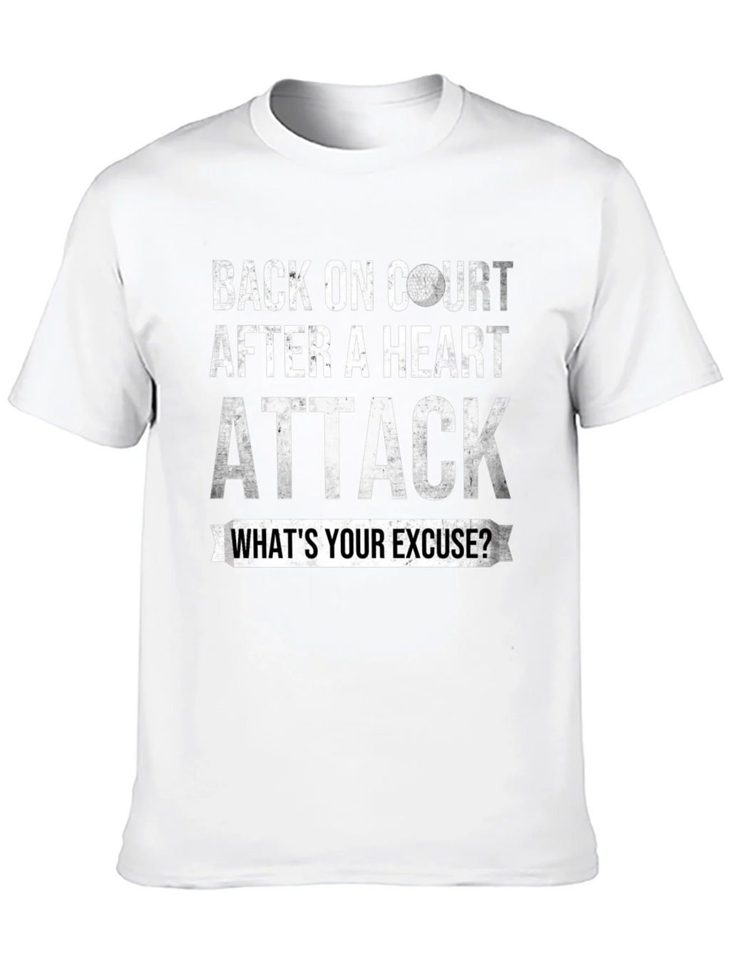 Back on Court Heart Attack T-Shirt