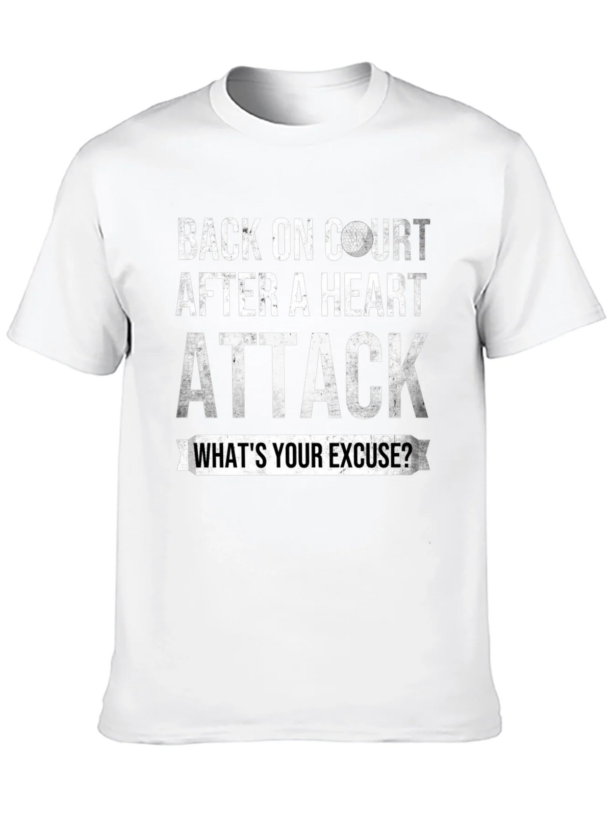Back on Court Heart Attack T-Shirt