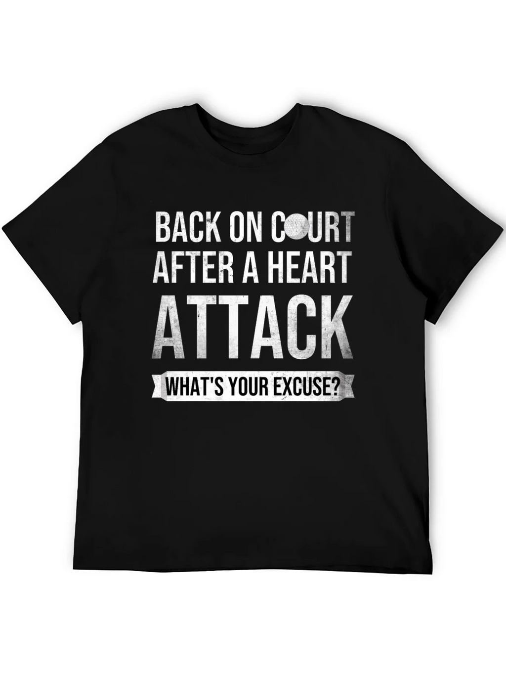 Back on Court Heart Attack T-Shirt