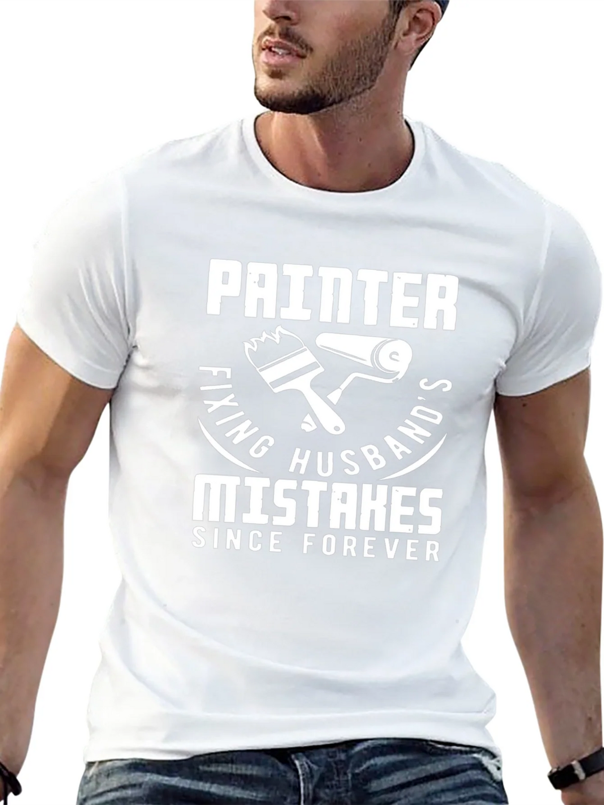 Painter Fixing Husbands Mistakes T-Shirt