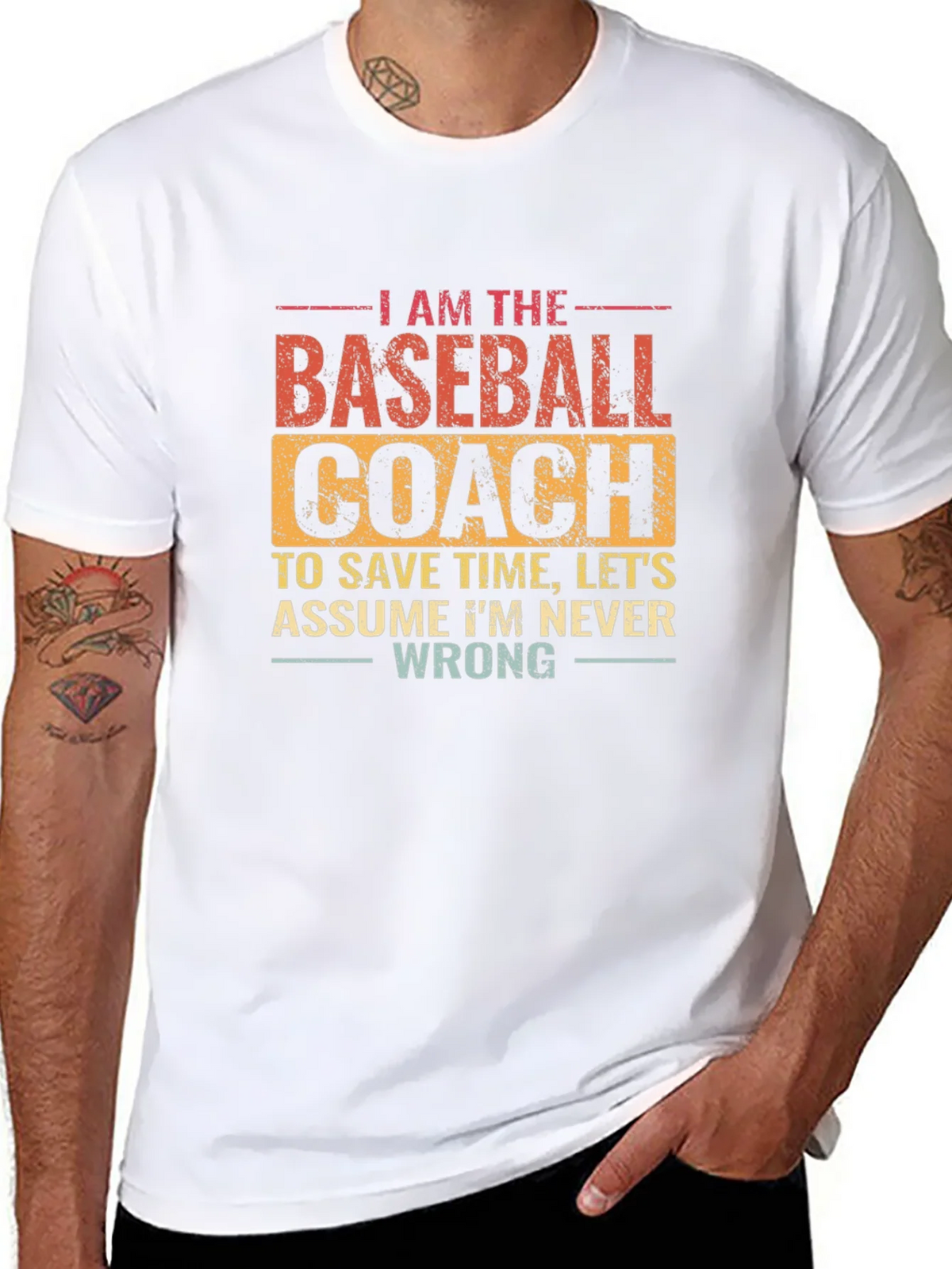Baseball Coach T-Shirt: Funny Slogan Tee