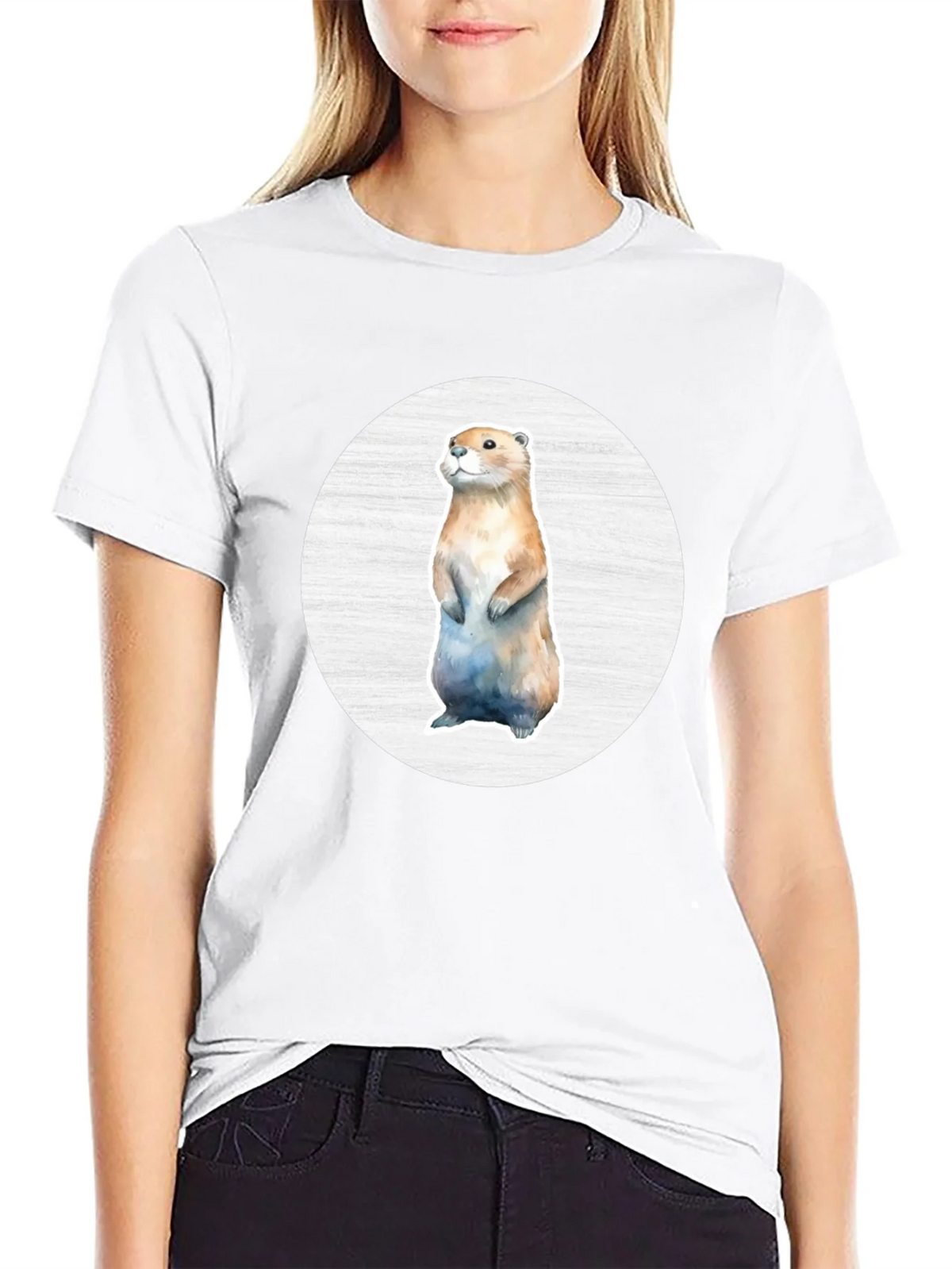 Cute Otter Graphic Tee