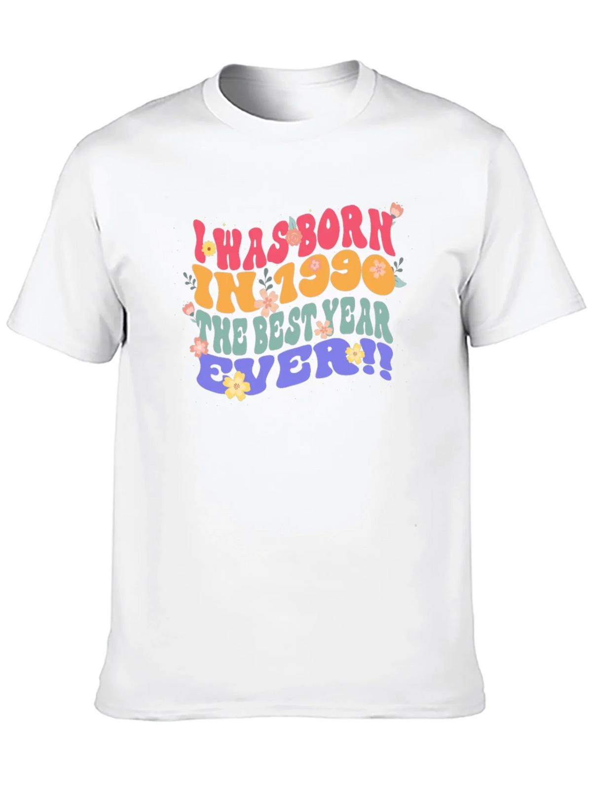 Born in 1990 Retro Style Graphic T-Shirt