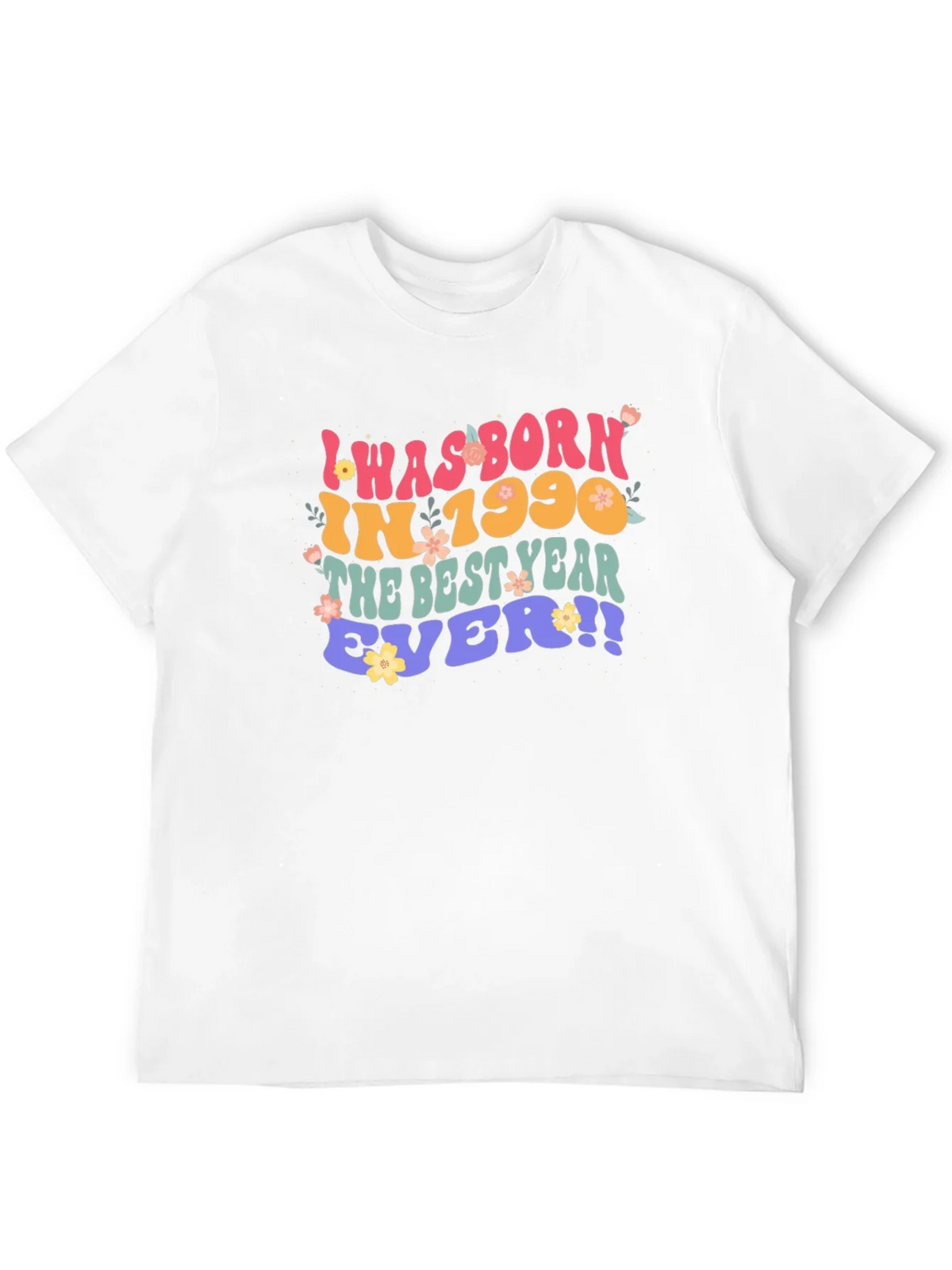 Born in 1990 Retro Style Graphic T-Shirt
