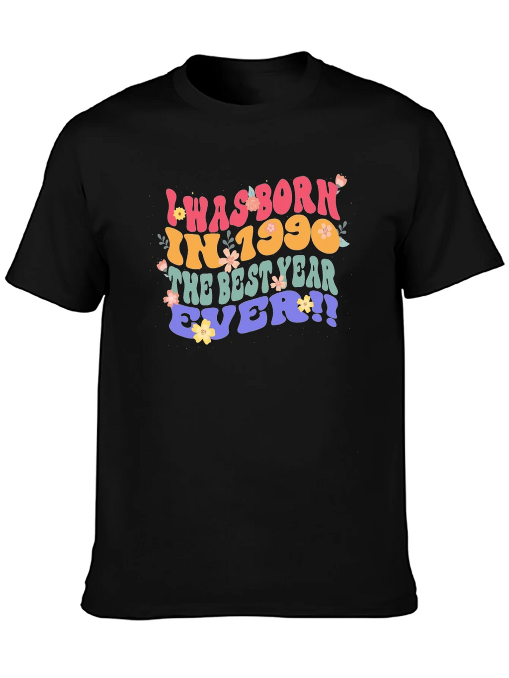 Born in 1990 Retro Style Graphic T-Shirt
