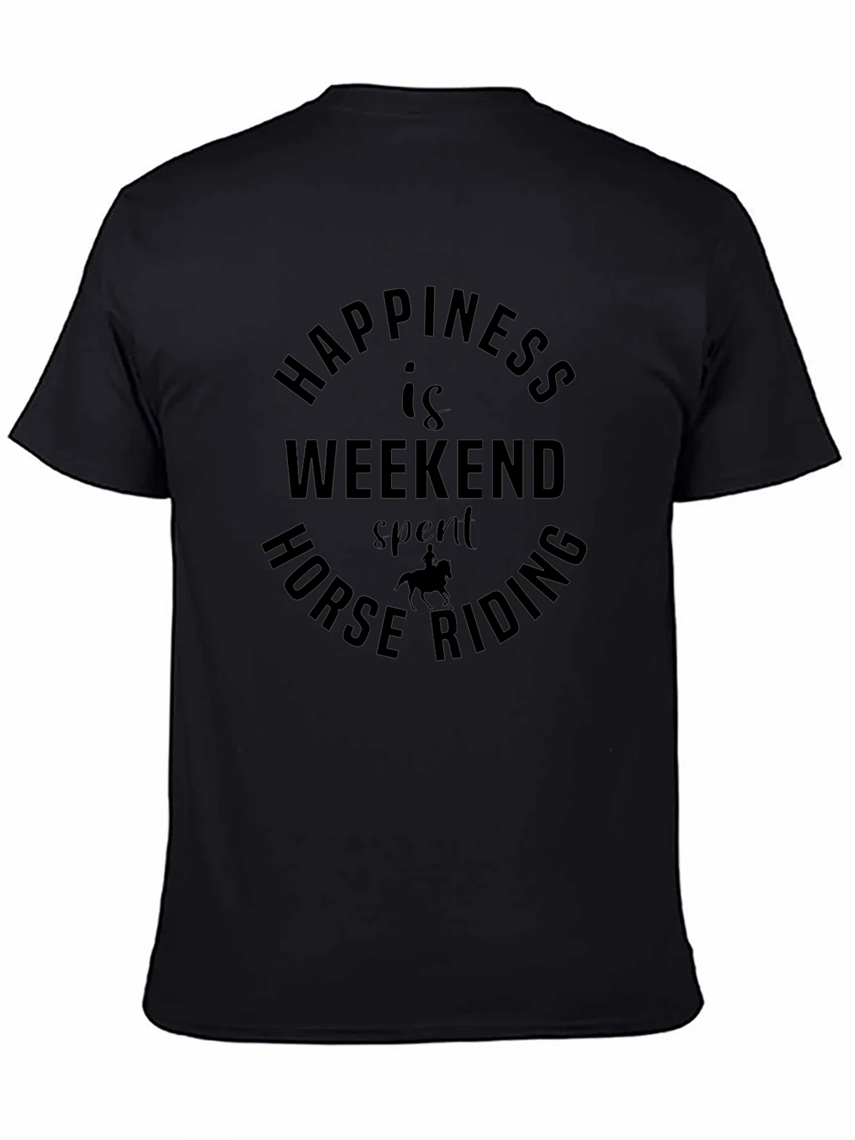 Horse Riding Weekend Happiness Graphic Tee