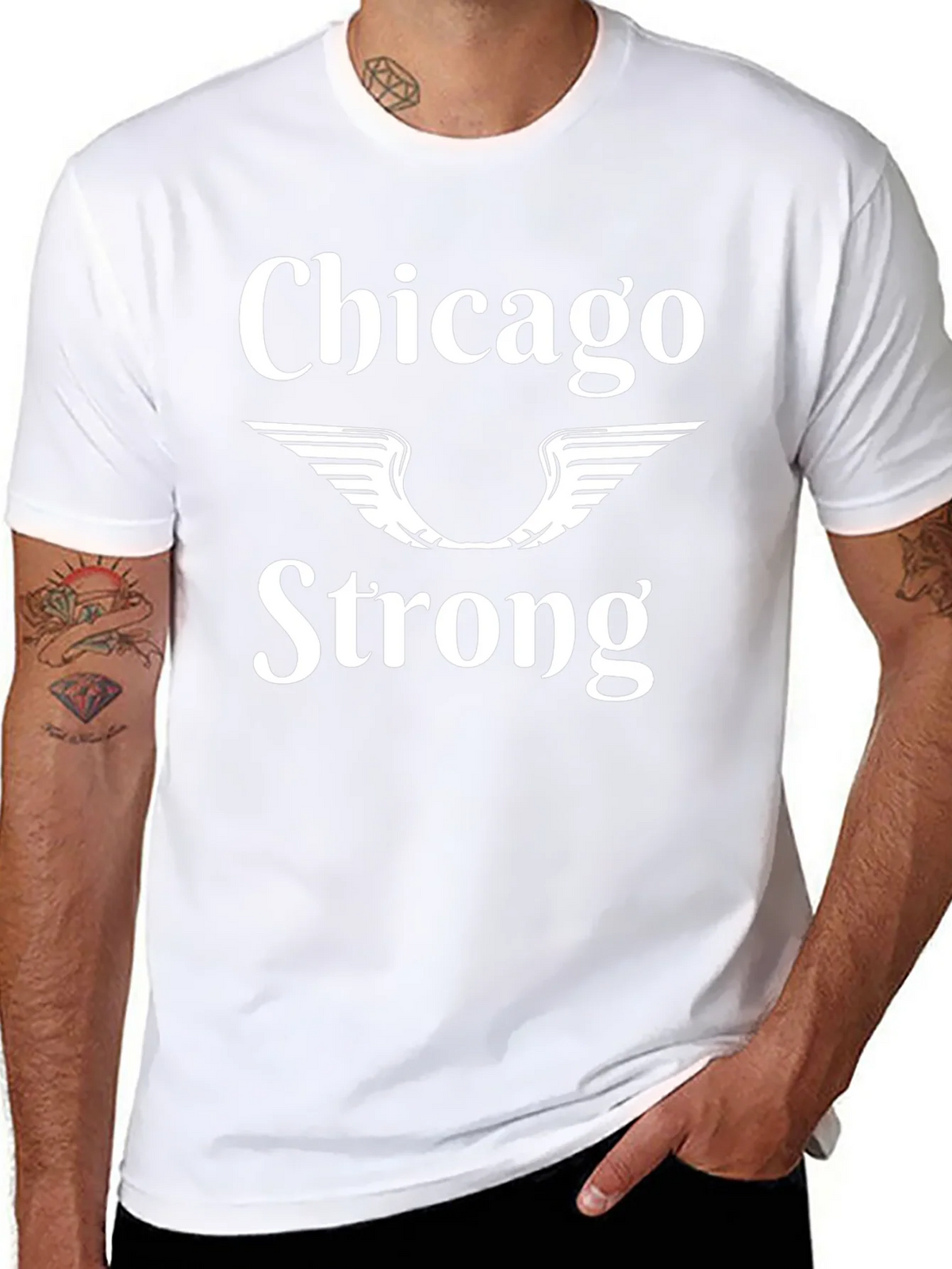 Chicago Strong Graphic Tee - Black