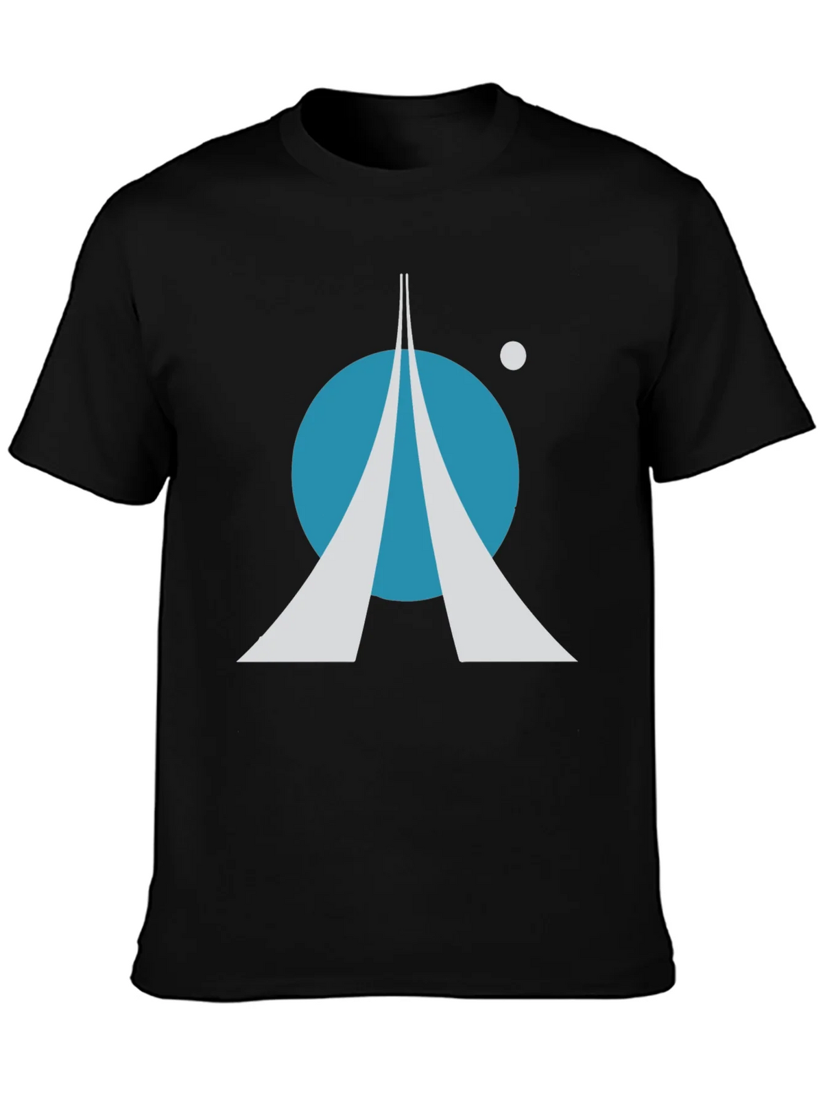 Space Exploration T-Shirt: Retro Rocket Launch Design
