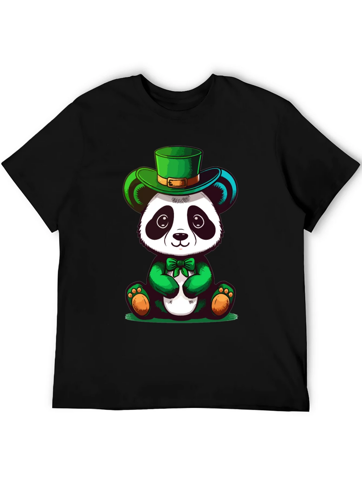 St Patricks Day Panda Graphic Tee