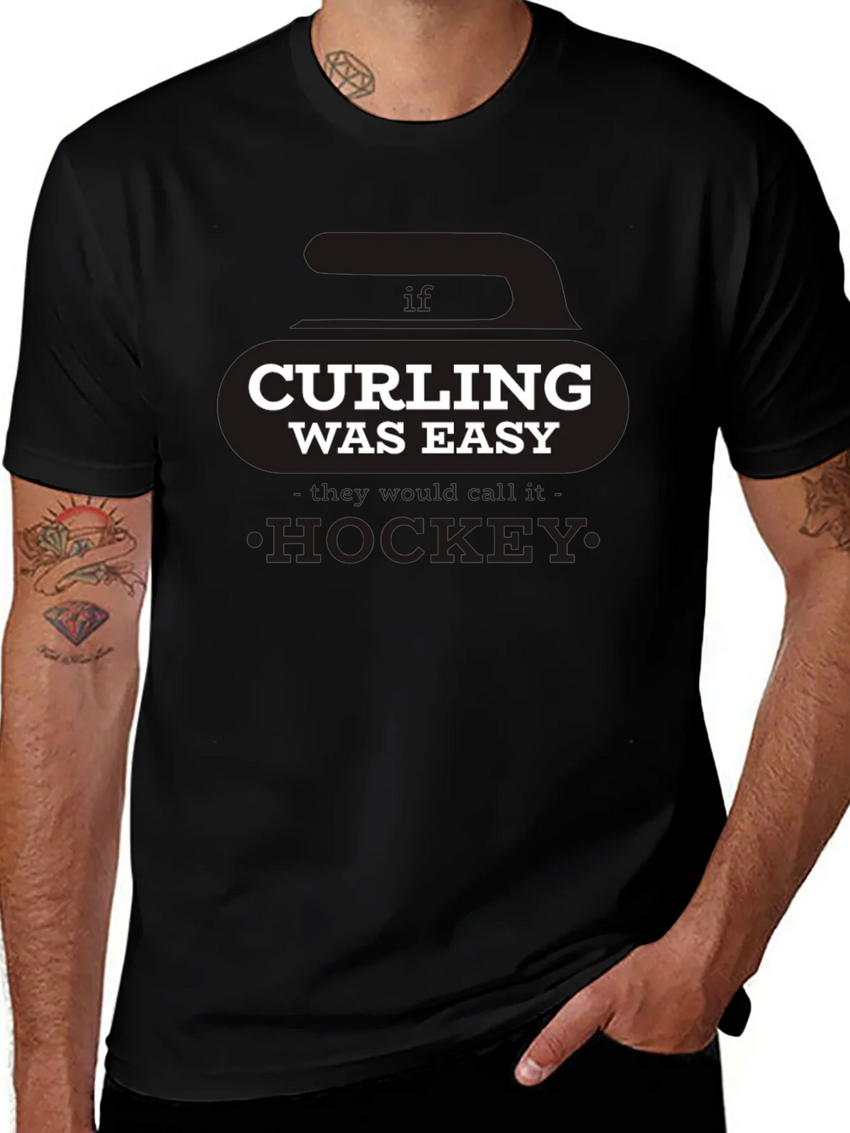 Curling Was Easy T-Shirt - Funny Sports Tee