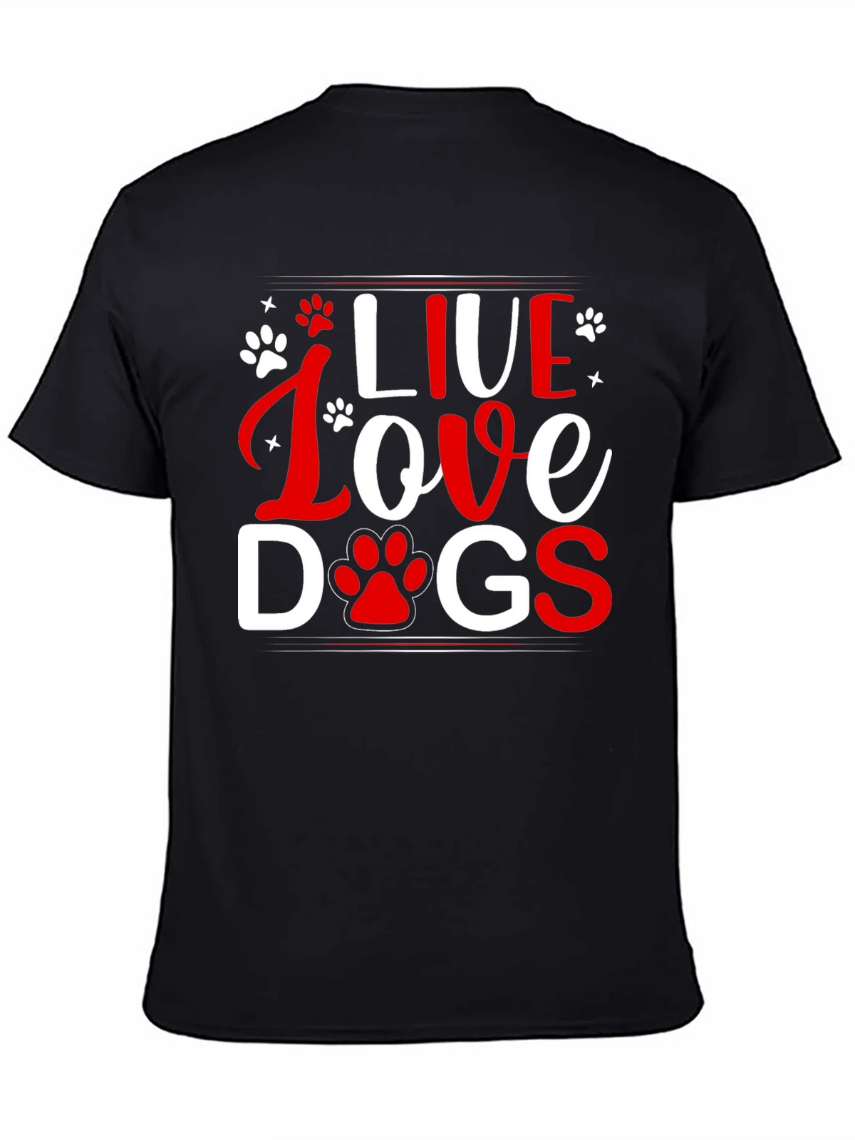 Live Love Dogs Graphic Tee - Unisex T-Shirt