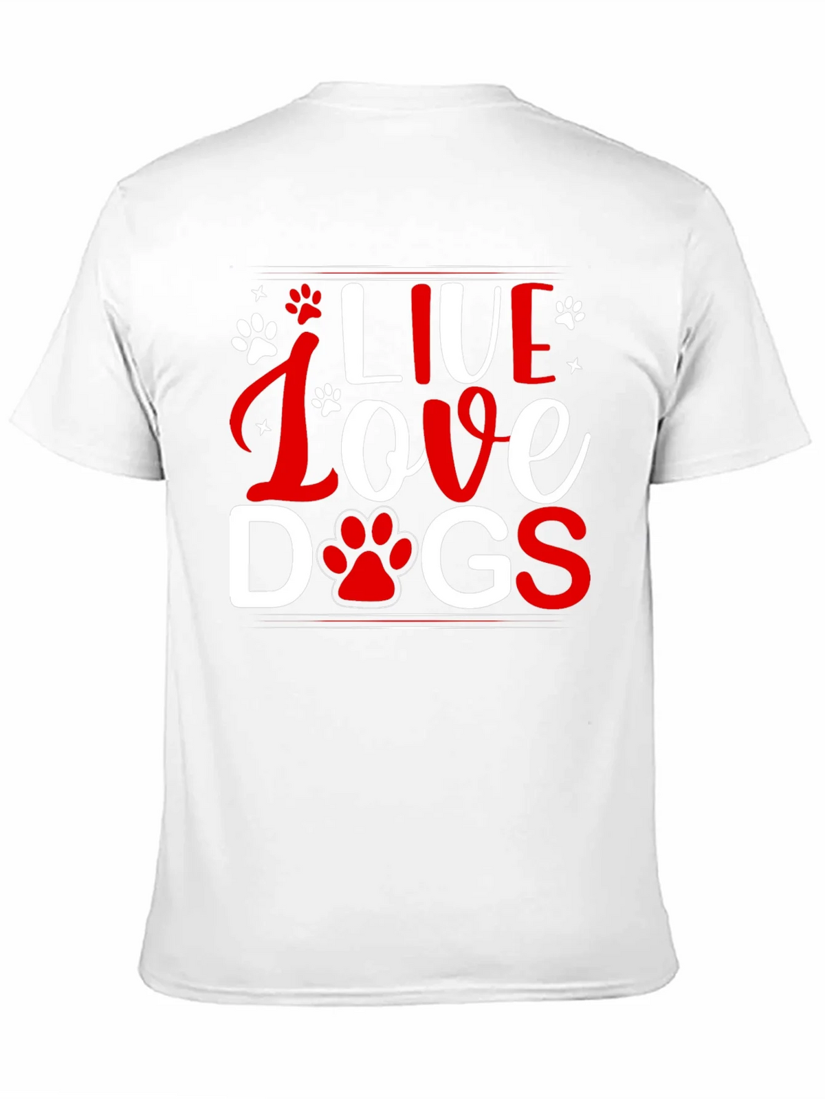 Live Love Dogs Graphic Tee - Unisex T-Shirt