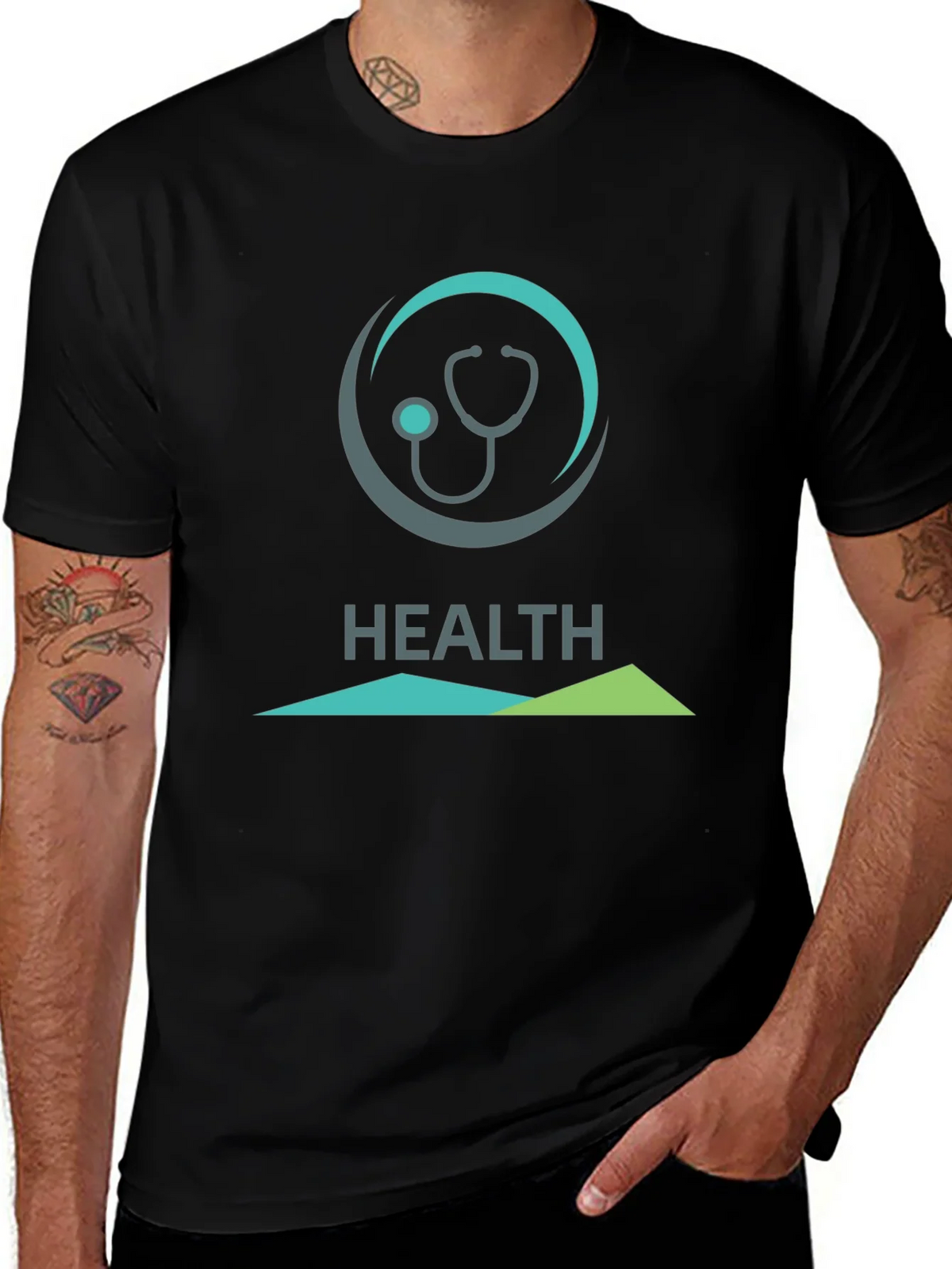 Health Stethoscope Graphic T-Shirt - Unisex