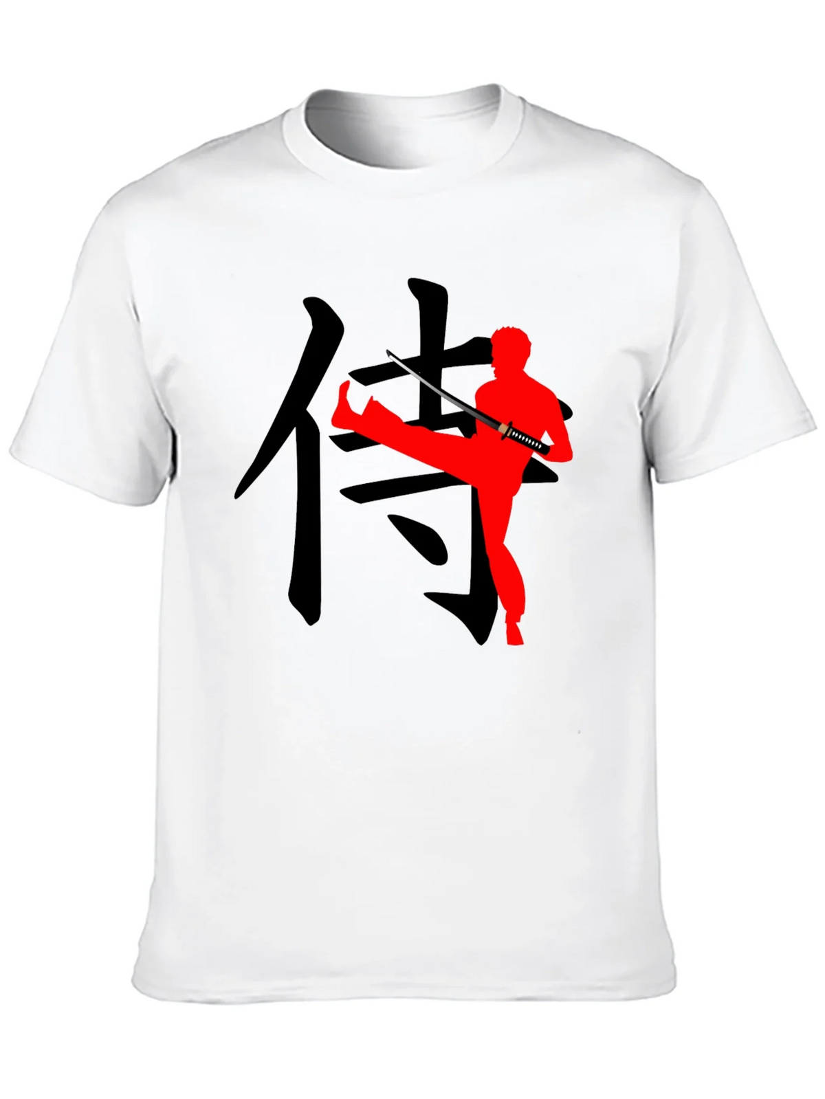 Samurai Kick T-Shirt - Martial Arts Inspired Design