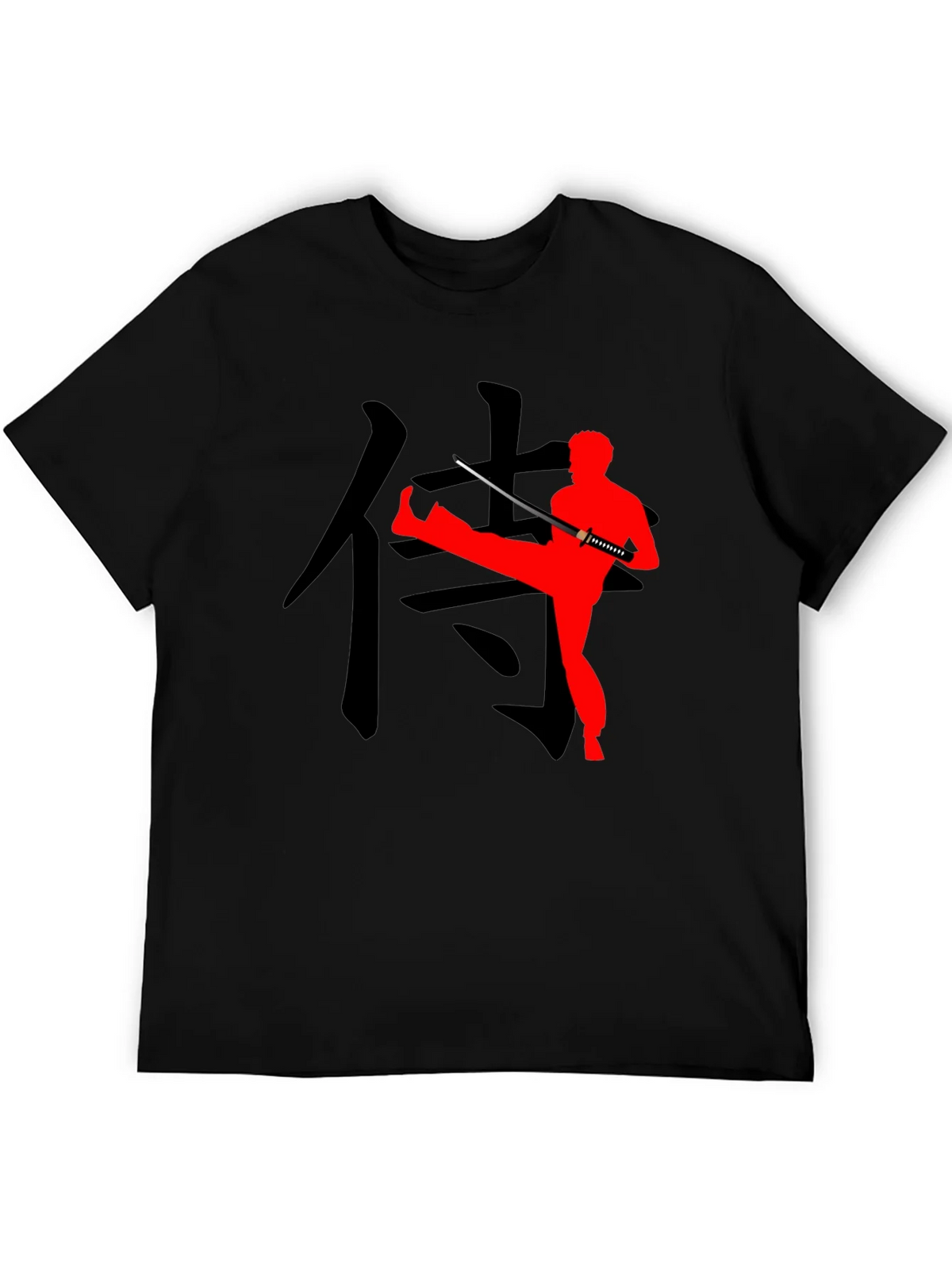 Samurai Kick T-Shirt - Martial Arts Inspired Design
